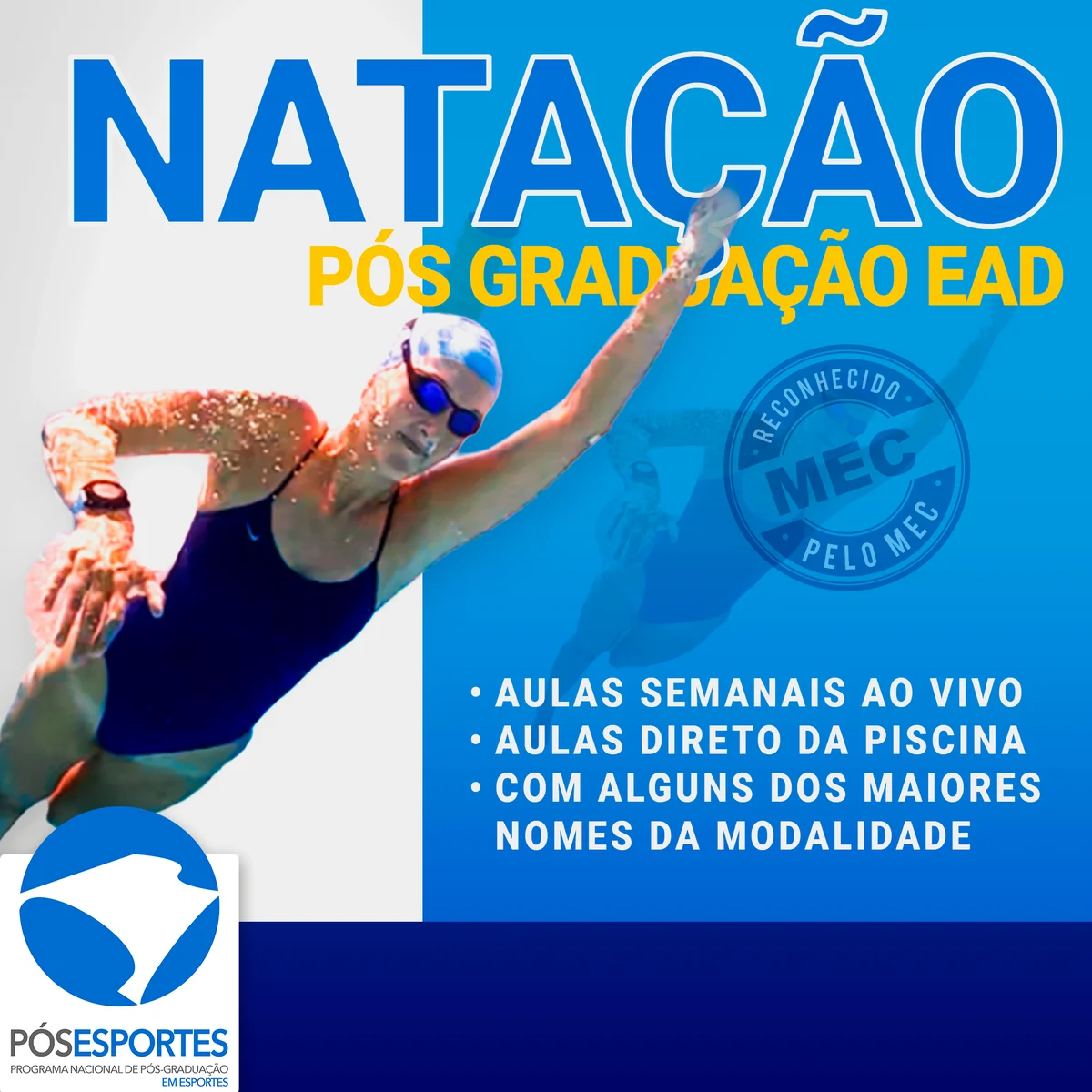 Pós-graduação em Natação: Excelência e Alta Performance