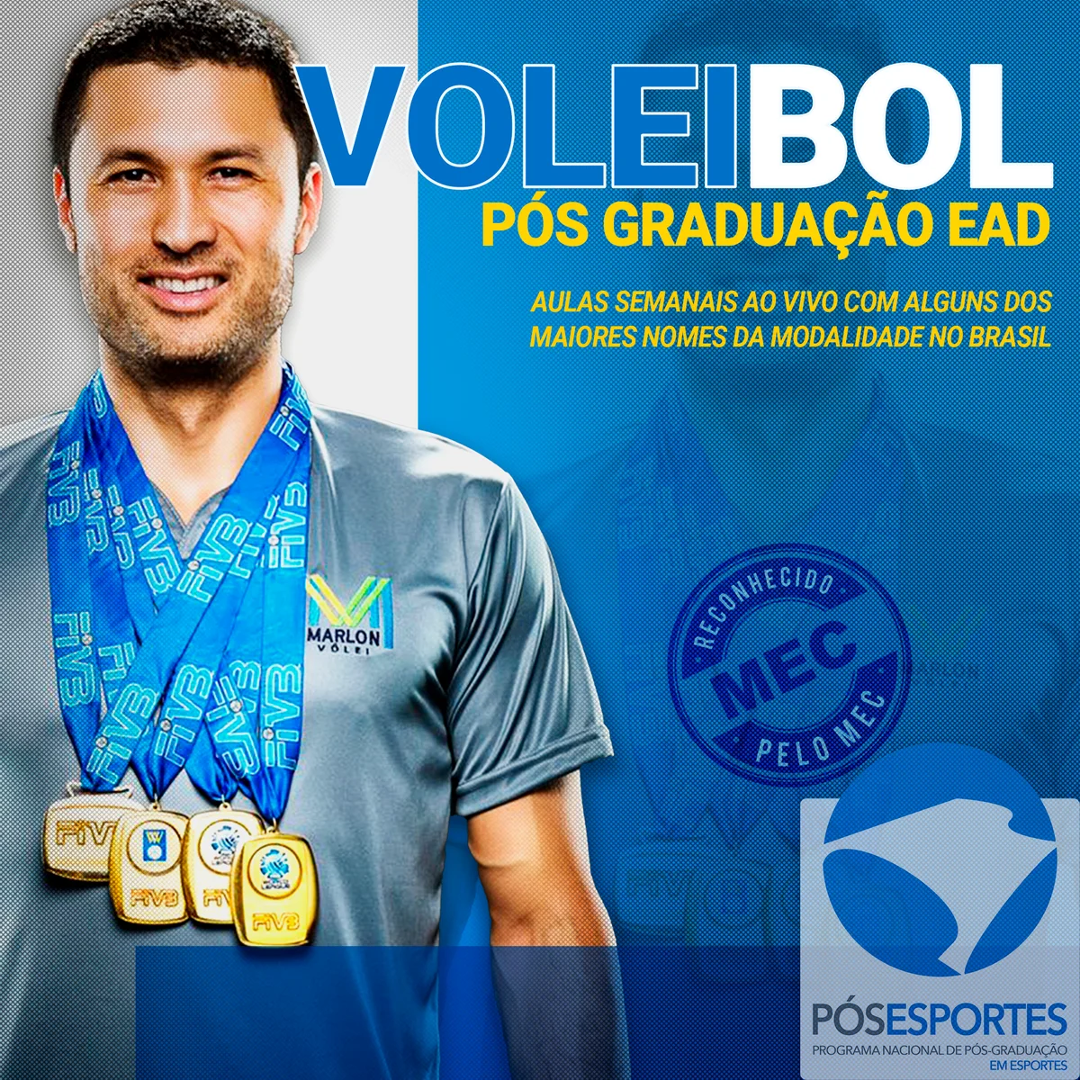 Pós-graduação em Voleibol: Base, Desenvolvimento e Alto-Rendimento